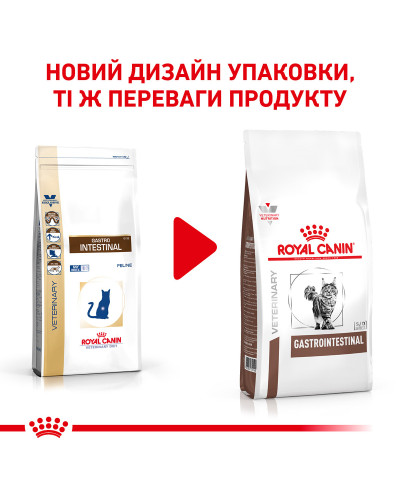 Корм для дорослих котів ROYAL CANIN GASTRO INTESTINAL CAT 2 кг