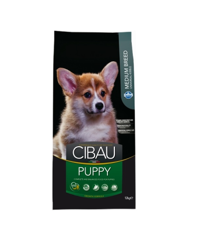 Сухой корм для щенков средних пород Farmina CIBAU PUPPY MEDIUM с курицей 12 кг 31020