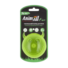 AnimAll Fun м'яч чортик з пищалкою 75 мм жовтий