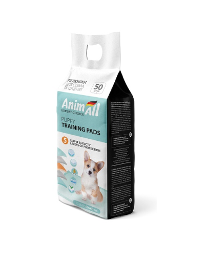 Пелюшки AnimAll 60х60 см / 50штук, (6 шт/ящ)