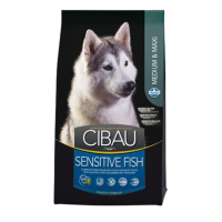 Сухой корм для  взрослых собак средних и крупных пород Farmina N&D CIBAU SENSITIVE ADULT MEDIUM & MAXI с чувствительным пищеварением с рыбой 2,5 кг 30955