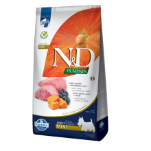 Сухий корм для собак малих порід  Farmina N&D Grain Free PUMPKIN LAMB & BLUEBERRY ADULT MINI 7 kg 33642