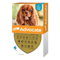 Краплі на холку для собак Elanco Bayer Advocate від 4 до 10 кг, 3 шт