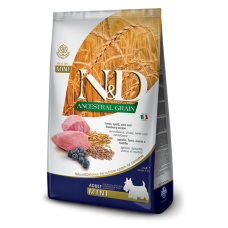 Сухий корм для собак малих порід Farmina N&D Low Grain LAMB & BLUEBERRY ADULT MINI 2,5 kg 22103