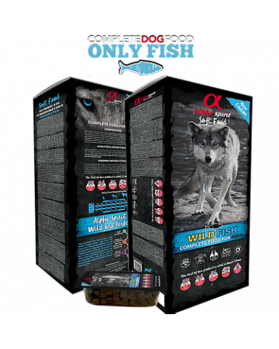 Корм для собак напіввологий Alpha Spirit Wild Only Fish беззерновий 200 г (as3002209m)