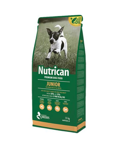 Сухий корм для цуценят преміум класу Nutrican Junior 15 кг (nc506989)