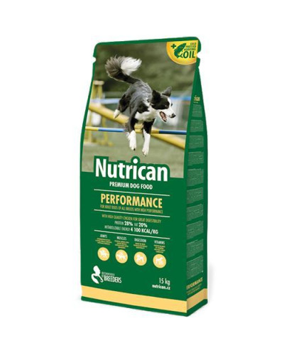 Сухий корм для дорослих собак преміум класу Nutrican Perfomance 15 кг (NC507054)