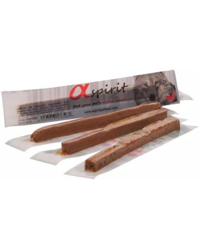 Лакомства для собак Alpha Spirit Sticks полувлажные беззерновые палочки с печенью 4 шт х10 г (as5106405)