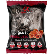 Лакомства для собак Alpha Spirit Snacks полувлажные беззерновые кубики с прошутто 50 г (as4001350)