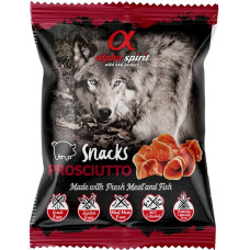 Ласощі для собак Alpha Spirit Snacks напіввологі беззернові кубики з прошуто 50 г (as4001350)