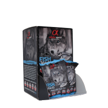 Ласощі для собак Alpha Spirit Snacks напіввологі беззернові кубики з рибою 50 г (as4007350)