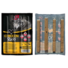 Ласощі для собак Alpha Spirit Sticks напіввологі беззернові палички з куркою 4 шт х10 г (as5104405)