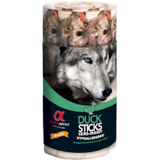 Ласощі для собак Alpha Spirit Sticks напіввологі беззернові палички з качкою 16 шт х10 г (as5108415)