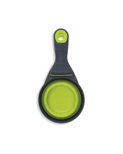 Мерный стакан для корма Dexas Collapsible KlipScoop складной на клипсе 240 мл Салатовый (dx30732)