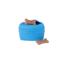 Сумка под лакомства для собак Dexas Pooch Pouch силиконовая с клипсой на пояс Голубой (PW6002194)