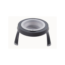 Миска для животных Dexas Single Elevated Feeder на складной подставке 360 мл серый (PW130432429)