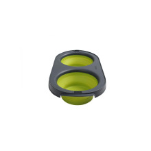 Миска подвійна для тварин Dexas Collapsible Pet Feeder складна 600 мл салатовий (dx30658)