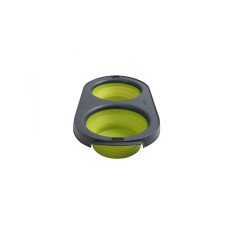 Миска подвійна для тварин Dexas Collapsible Pet Feeder складна 600 мл салатовий (dx30658)