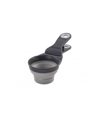 Мерный стакан для корма Dexas Collapsible KlipScoop складной на клипсе 120 мл Серый (PW650432429)