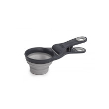 Мерный стакан для корма Dexas Collapsible KlipScoop складной на клипсе 240 мл Серый (PW660432429 )