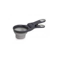 Мірна склянка для корму Dexas Collapsible KlipScoop складана на кліпсі 240 мл Сірий (PW660432429 )