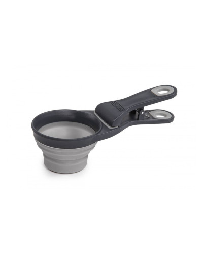 Мерный стакан для корма Dexas Collapsible KlipScoop складной на клипсе 240 мл Серый (PW660432429 )