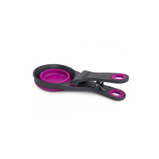 Мірна склянка для корму Dexas Collapsible KlipScoop складана на кліпсі 240 мл Пурпурний (PW6604322405)