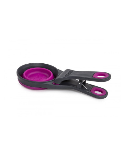 Мерный стакан для корма Dexas Collapsible KlipScoop складной на клипсе 240 мл Пурпурный (PW6604322405)