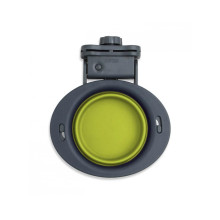 Миска складная для собак Dexas Collapsible Kennel Bowl с креплением на клетку 240 мл Салатовый (dx30702)