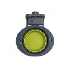 Миска складная для собак Dexas Collapsible Kennel Bowl с креплением на клетку 240 мл Салатовый (dx30702)