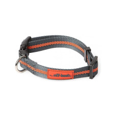 Нашийник для собак Dexas Off-Leash Collar 35-51 чорний/помаранчевий (PWC020-432-2027)