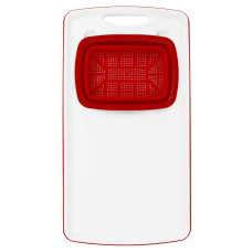 Кухонная доска на раковину Dexas Over-The-Sink Poly Board 58х32 с прямоугольным дуршлагом красным (43032-1795)