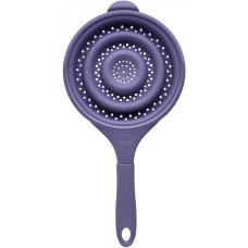 Дуршлаг складной силиконовый с ручкой Dexas Pop Strainer Рurple 1900 мл 20 см фиолетовый (GCC5275)