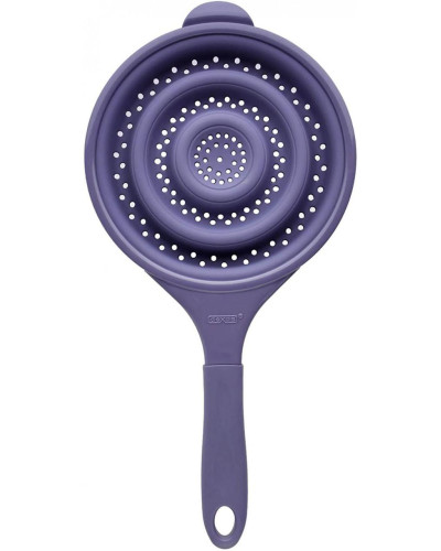 Дуршлаг складной силиконовый с ручкой Dexas Pop Strainer Рurple 1900 мл 20 см фиолетовый (GCC5275)