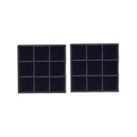Формы для льда Dexas Ice Cube Trays Grey Айс Кубики 11х11х4см х2шт Серый (GCT1-432)