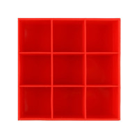 Формы для льда Dexas Ice Cube Trays Grey Айс Кубики 11х11х4см х2шт красный (GCT1-1795)