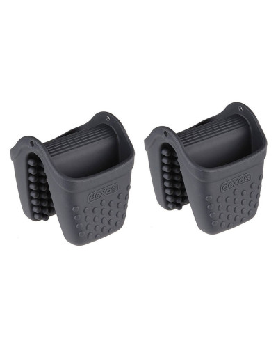 Рукавичка-прихватка силіконова Dexas Pinch MicroMitt S 2шт 5,7х6,4 Сірий (GMM5-432)
