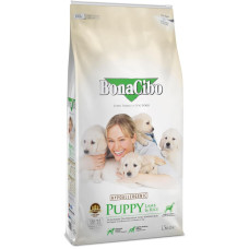 Сухой корм для щенков всех пород суперпремиум класса BonaCibo Puppy Lamb&Rice Ягненок 15 кг (BC405727)