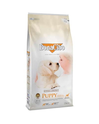 Сухой корм для щенков всех пород суперпремиум класса BonaCibo Puppy Курица 15 кг (BC405703)