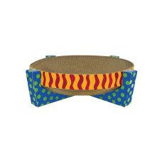 Іграшка для котів Petstages Scratch Snuggle & Rest Tan (Дряпалка-лежанка) 34х34х10 см блакитний (pt394)