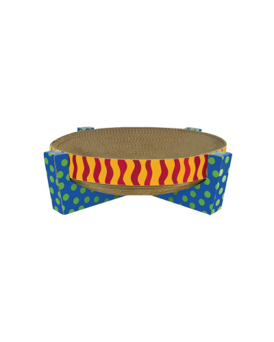Іграшка для котів Petstages Scratch Snuggle & Rest Tan (Дряпалка-лежанка) 34х34х10 см блакитний (pt394)