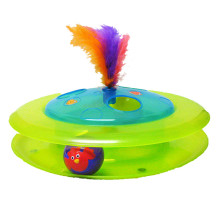 Игрушка для котов Petstages Sights&Sounds Birdie Chase (Музыкальный Трек с мячиком и птичкой) D=31см (pt467)