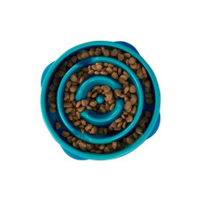 Миска-лабіринт для тварин Outward Hound Fun Feeder (Фан-Фідер) Дроп d = 20.2, H = 5.5 см, 240 г. Бірюзовий (oh51006)