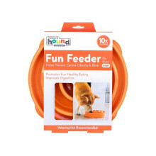Миска-лабіринт для тварин Outward Hound Fun Feeder (Фан-Фідер) Вир d=20.2, H=5см, 240г. Помаранчевий (oh51004)
