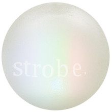 Игрушка для собак Planet Dog Strobe Ball White (Стробе Болл) светящийся мяч 7 см Белый (pd68805)