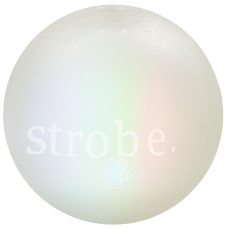 Игрушка для собак Planet Dog Strobe Ball White (Стробе Болл) светящийся мяч 7 см Белый (pd68805)