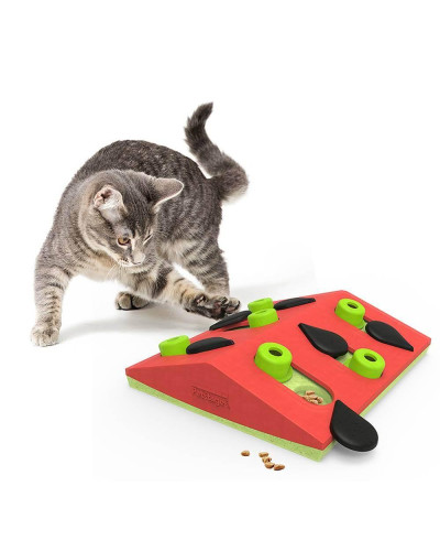 Игрушка для кошек Nina Ottosson Cat Puzzle&Play Melon Madness (Арбуз) интерактивная 2 ур. (no69583)