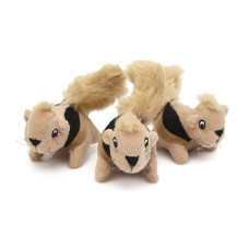 Игрушка для собак Outward Hound Hide-A Refill Squeakin Squirrels (Белка-пищалка) 3х6 см/х3 шт (oh31012)