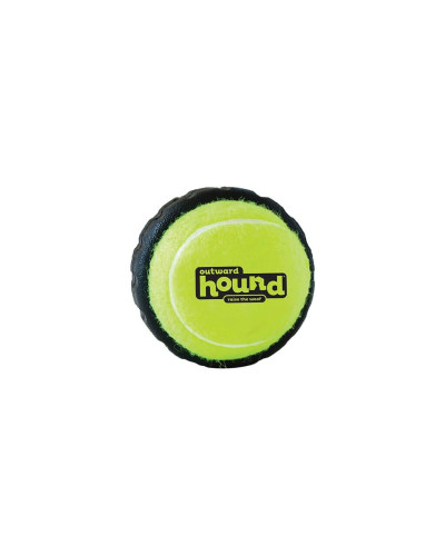 Игрушка для собак Outward Hound Tyre Ball (Теннисный мячик c шиной) салатовый 9см (oh67712)