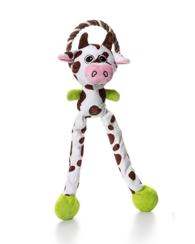 Іграшка–перетяжка для собак Petstages Thunda Tugga Leggy Cow (Довгонога Корова) Велика 38 см (pt69493)